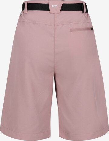 REGATTA Regular Outdoor Pants 'Xert It' in Pink