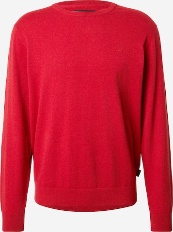 Pull-over bugatti en rouge : devant