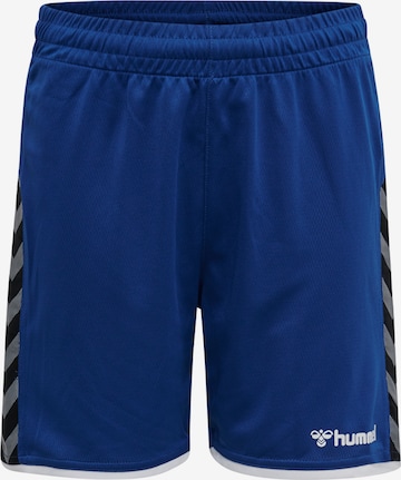 Hummel Regular Sportbroek in Blauw: voorkant