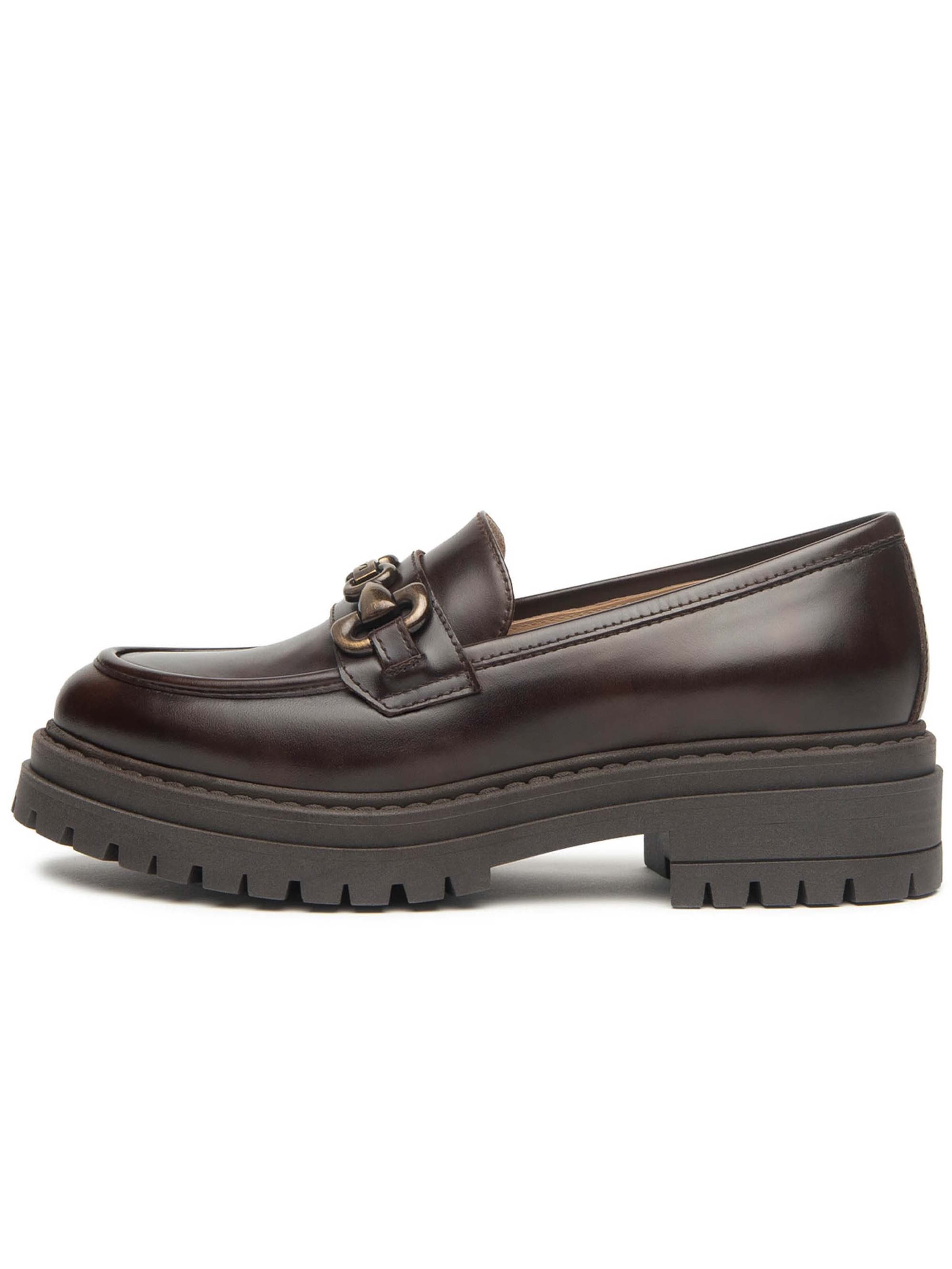 Nero Giardini Instappers 'Edge Handles Tr Folgaria 9120/009' in Bruin: voorkant