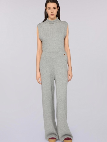 Trussardi Wide leg Broek in Grijs: voorkant