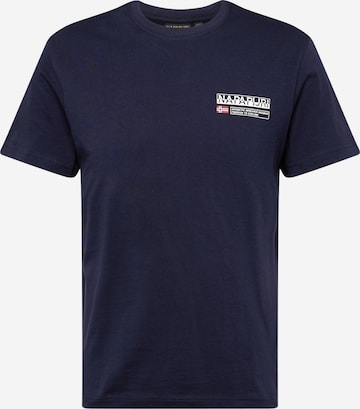 NAPAPIJRI Shirt 'S-Kasba' in Blauw: voorkant