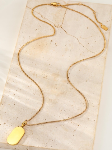 Hey Happiness Ketting 'Minimalist Tag' in Goud