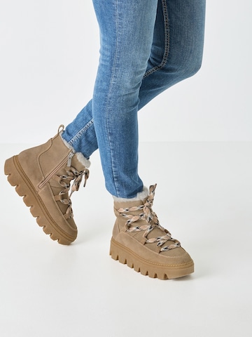 Tamaris Veterlaarsjes in Beige