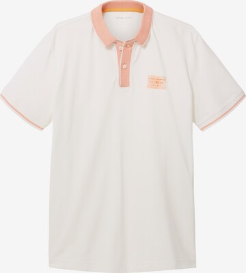 TOM TAILOR Poloshirt in Weiß: predná strana