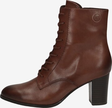 CAPRICE Lace-Up Ankle Boots in Brown