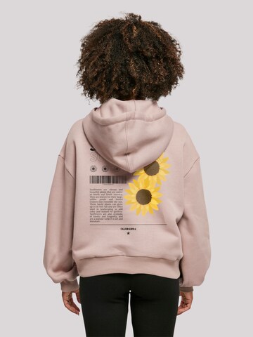Sweat-shirt 'Sonnenblume' F4NT4STIC en rose