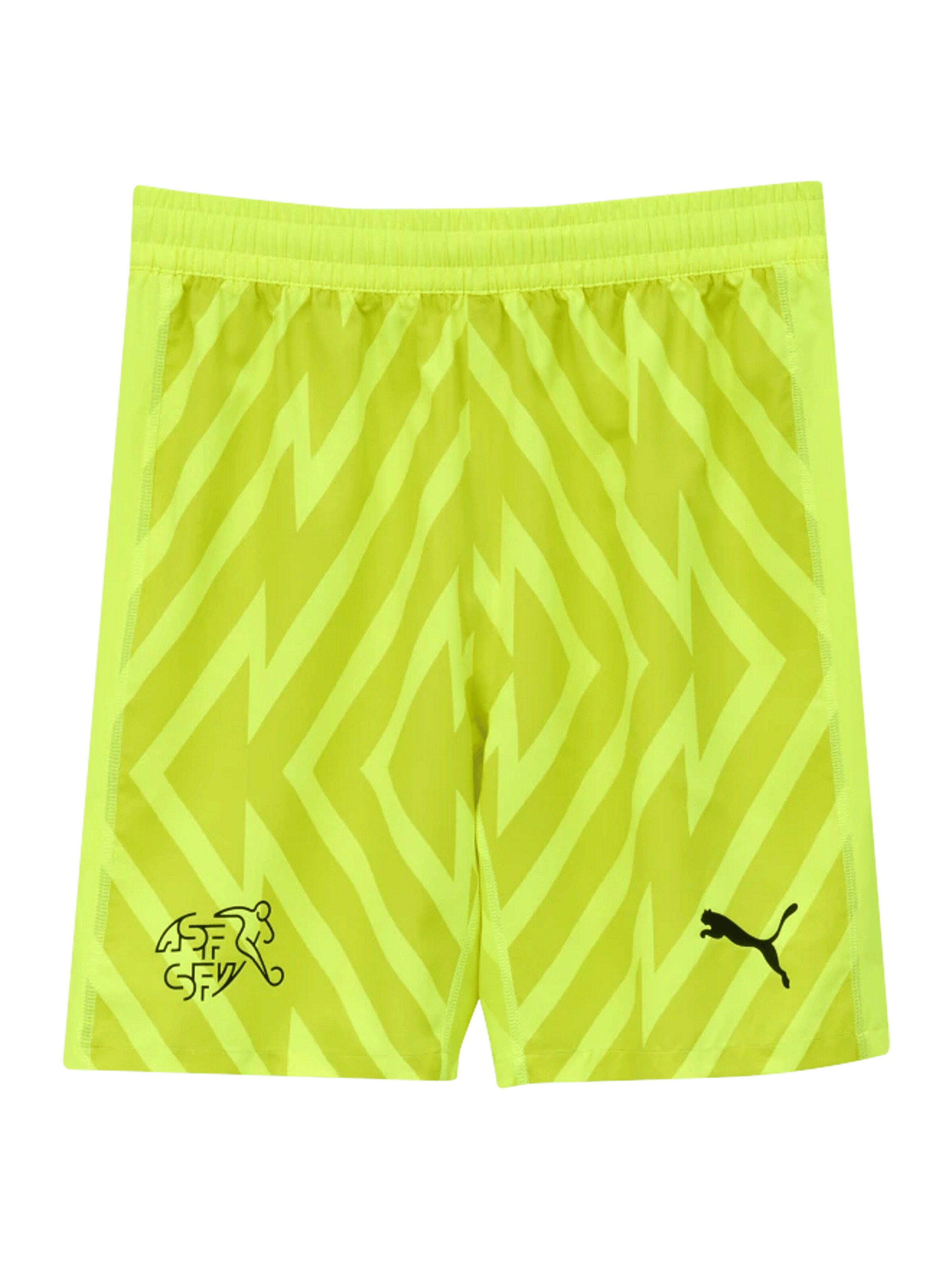 PUMA Normální Sportovní kalhoty – žlutá: přední strana