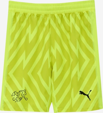 PUMA Regular Urheiluhousut värissä keltainen: etupuoli