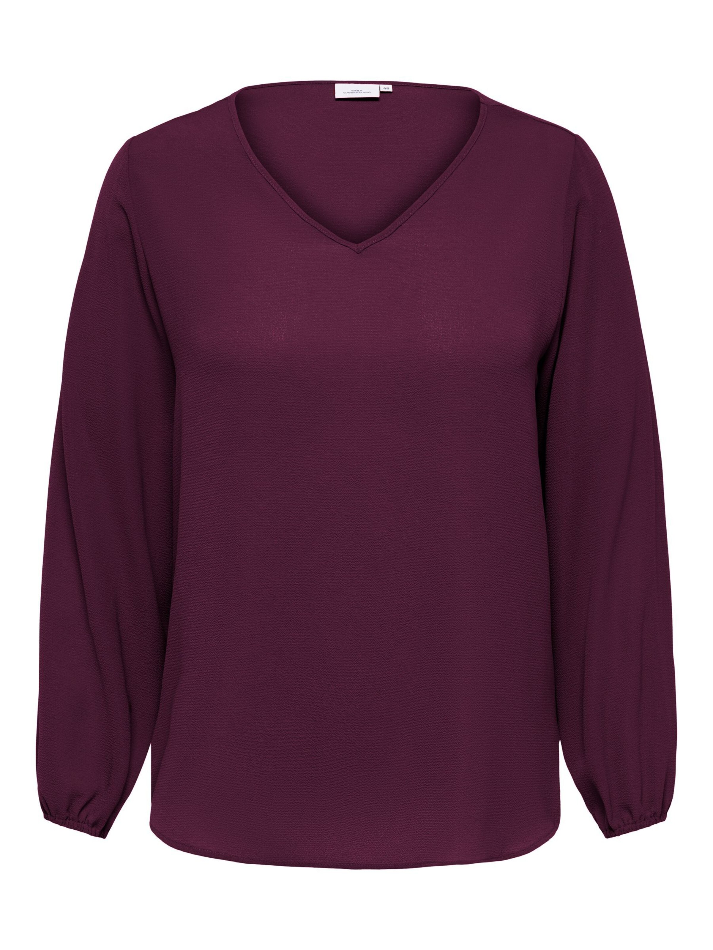 ONLY Carmakoma Blouse 'CARVica' in Rood: voorkant