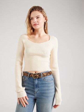 ABOUT YOU - Camiseta 'Malina' en beige: frente