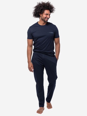 Mey Pyjama kurz 'Aarhus' in Blau