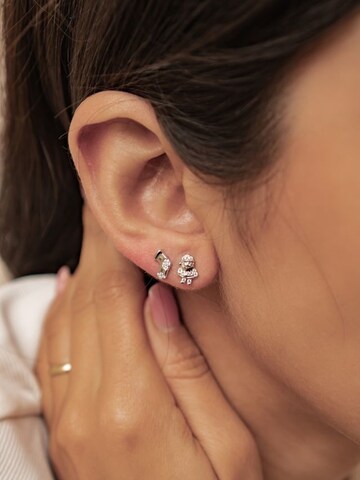 Hey Happiness Earrings 'Santa Cheer' in Silver