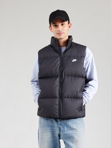 Gilet 'CLUB' Nike Sportswear en noir : devant