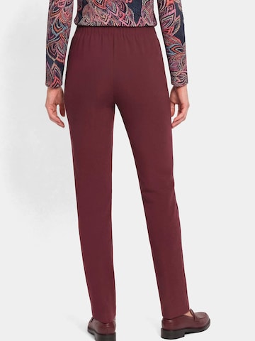 Goldner Slim fit Pants 'LOUISA' in Purple