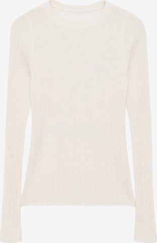 MANGO Sweter 'GARDENIA' w kolorze biały: przód