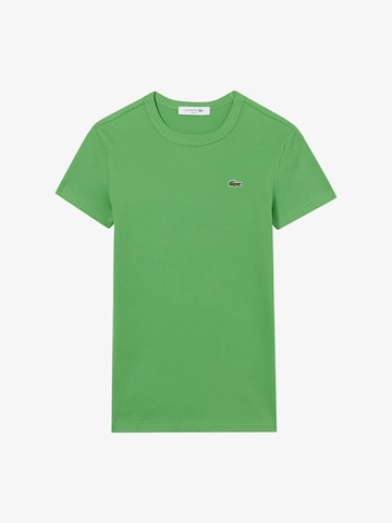 LACOSTE - Camisa em verde: frente