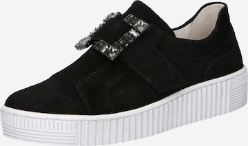 Slip on GABOR en noir : devant