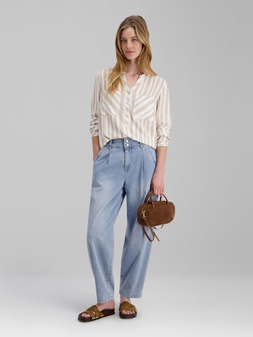 TIMEZONE Blouse 'Henley' in Beige