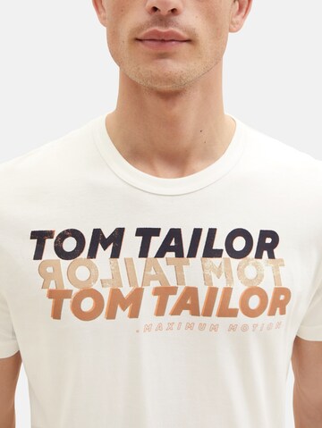 Maglietta di TOM TAILOR in bianco
