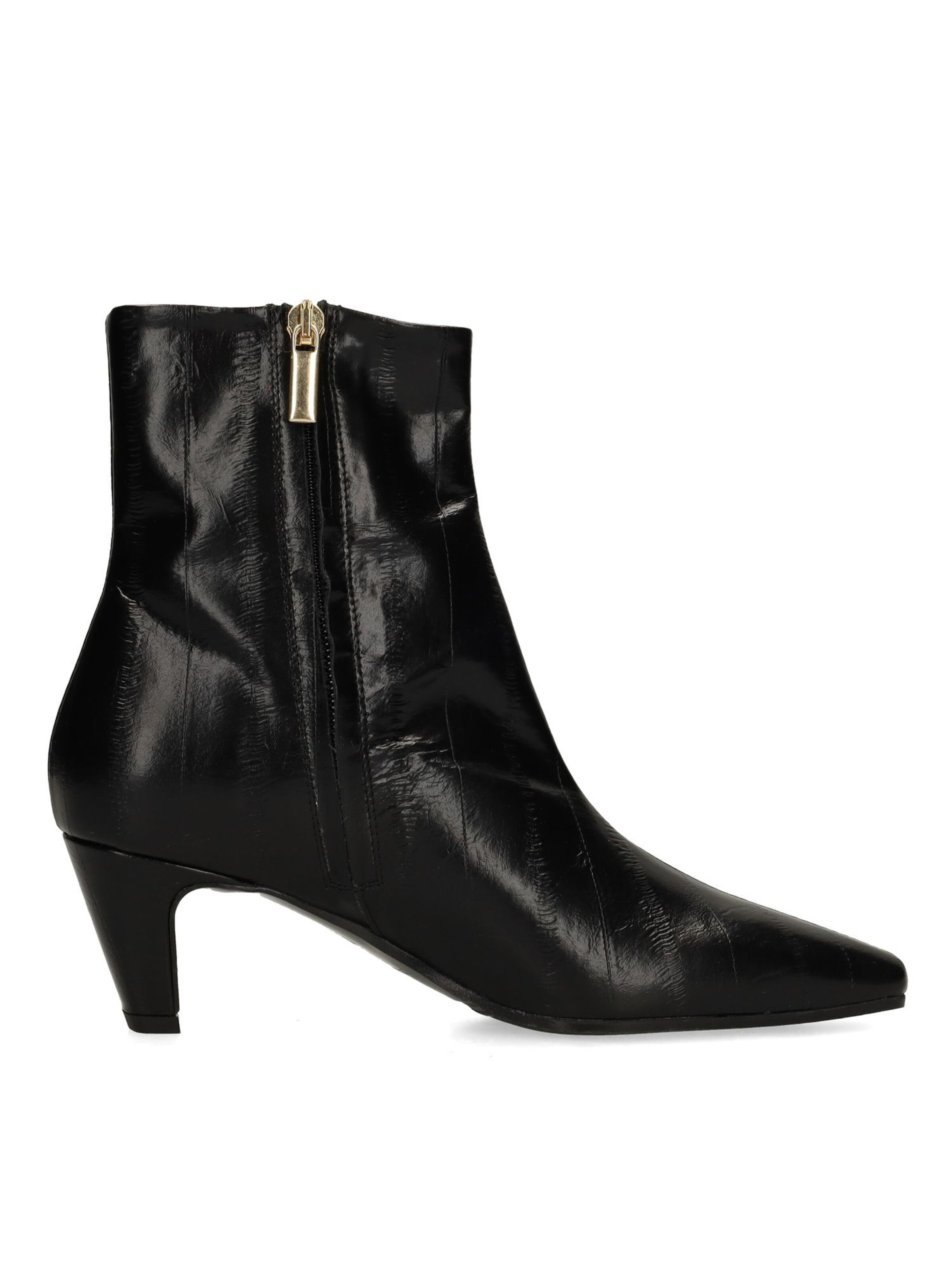 MANFIELD Stiefelette in Schwarz