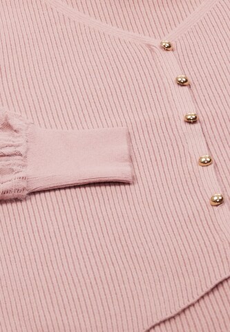 NAEMI Knit Cardigan in Pink