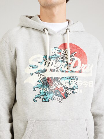 Felpa 'Tokyo' di Superdry in grigio