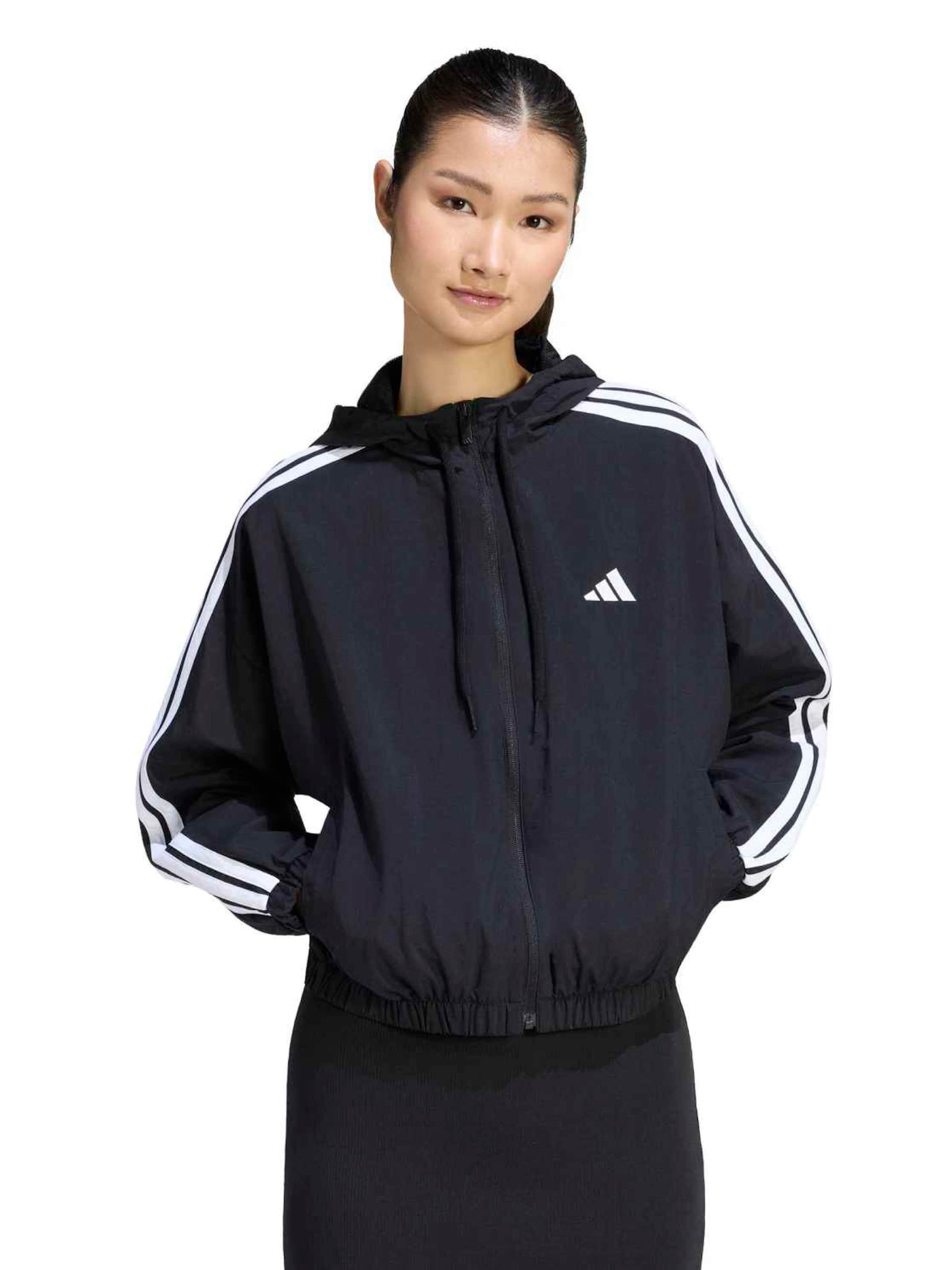 ADIDAS SPORTSWEAR Športna jakna | črna barva: sprednja stran