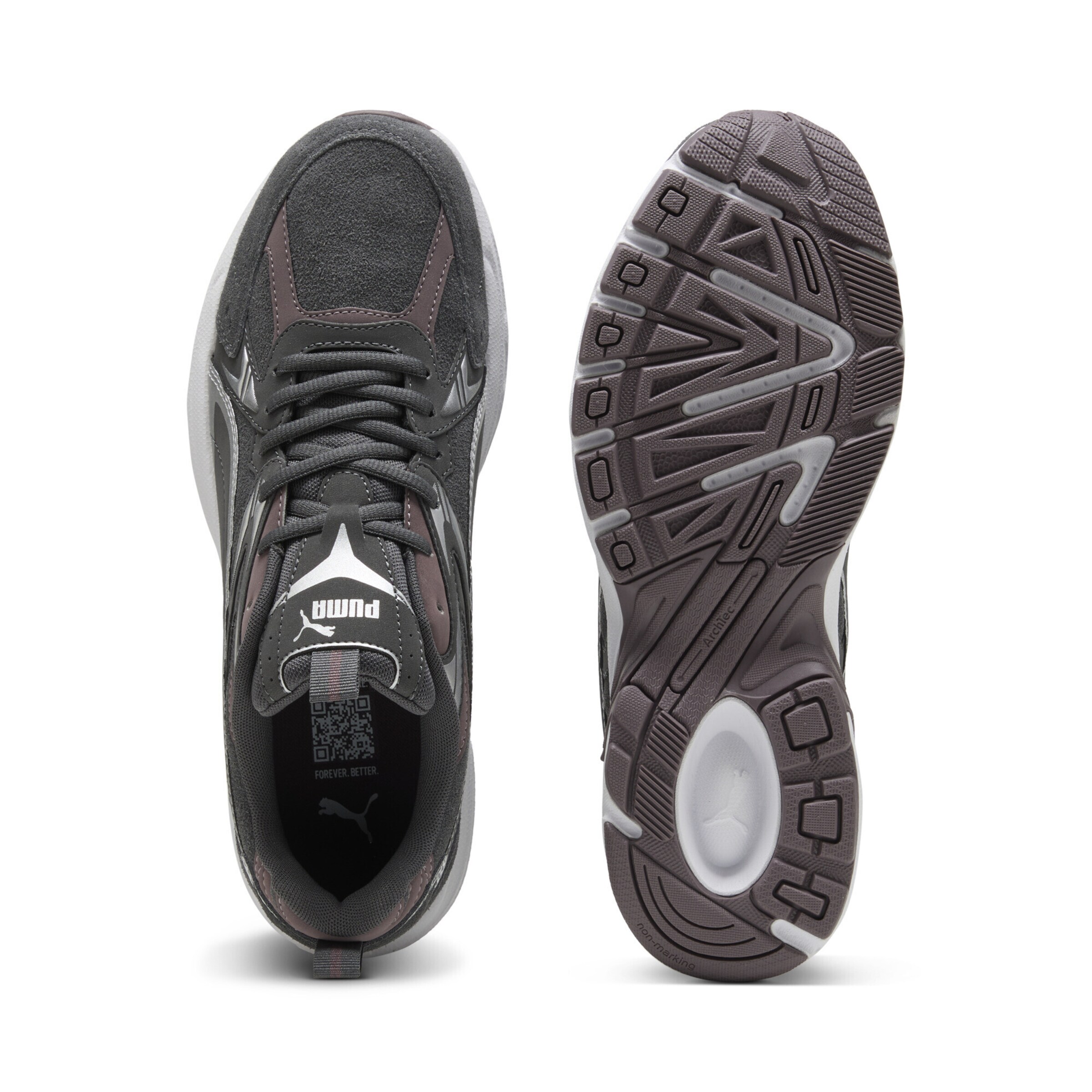 Baskets basses 'Milenio Tech' PUMA en gris