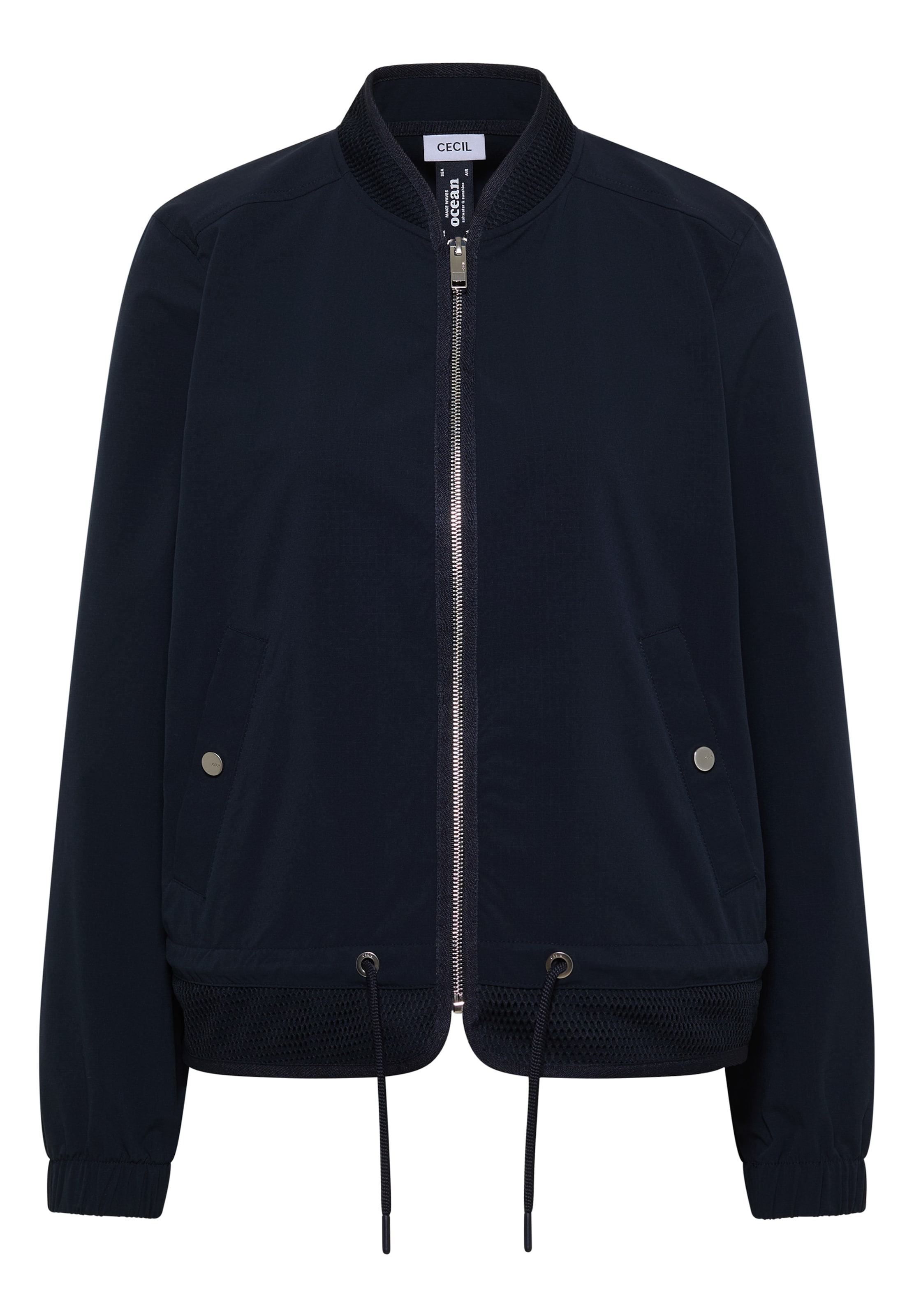 CECIL Between-Season Jacket in Blue: front