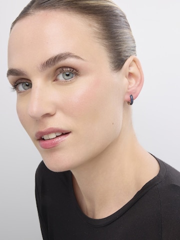 Luxenter Oorbellen 'Lesrat' in Blauw: voorkant