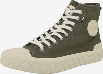 Palladium Sneakers hoog in Groen: voorkant