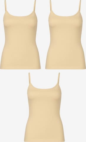 Maillot de corps Erdem en beige : devant