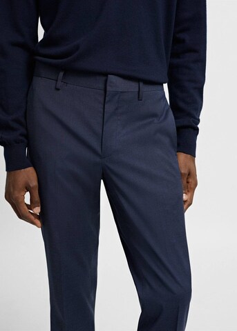 MANGO MAN Regular Pantalon 'PAULO' in Blauw