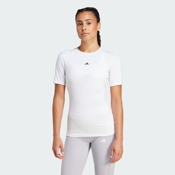 Maglia funzionale di ADIDAS PERFORMANCE in bianco: frontale