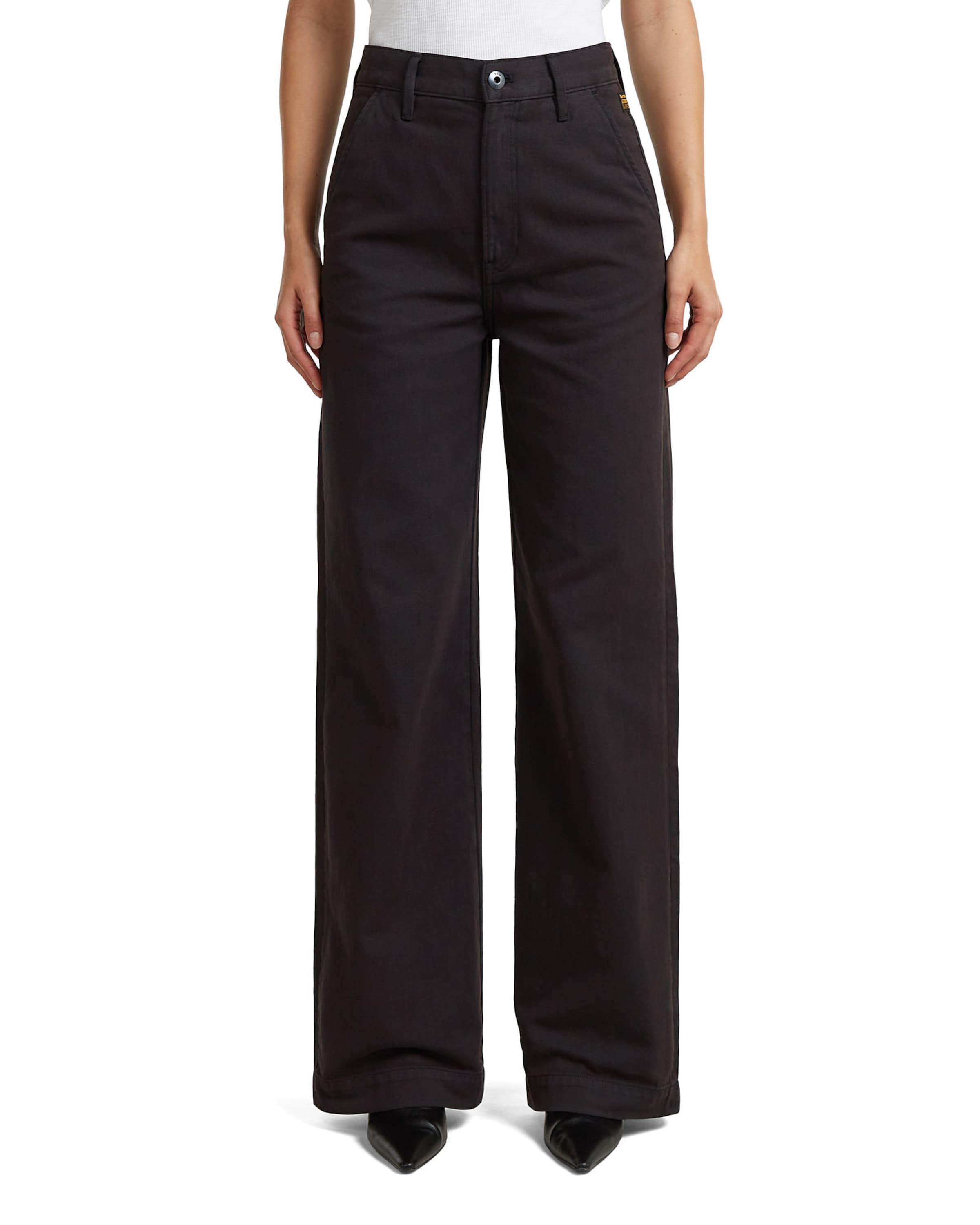 G-STAR Regular Chino trousers 'Deck Chino 2.0' in Black: front