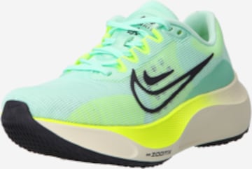 NIKE Loopschoen 'Zoom Fly 5' in Groen: voorkant