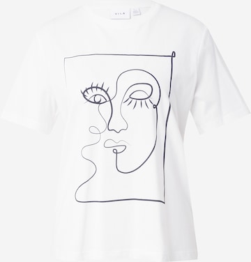 T-shirt 'SYBIL' VILA en blanc : devant