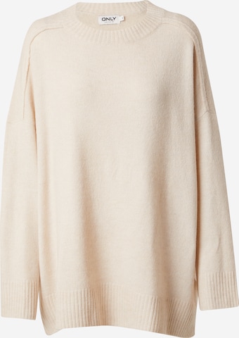 ONLY Sweater 'EMILIA' in Beige: front