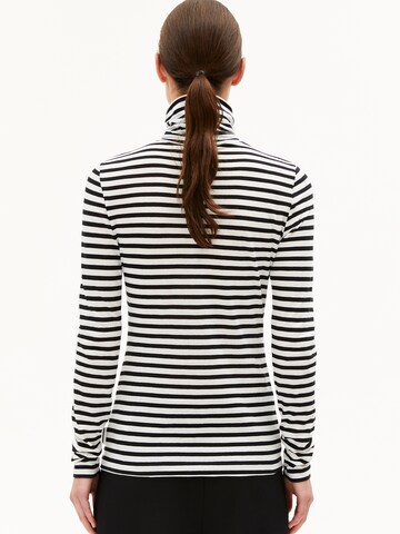 ARMEDANGELS Longsleeve STRIPES in Schwarz