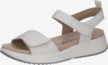 CAPRICE Sandals in White: front