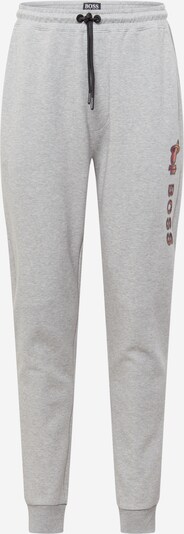 BOSS Casual Hose en graumeliert / orange / schwarz, Vue avec produit