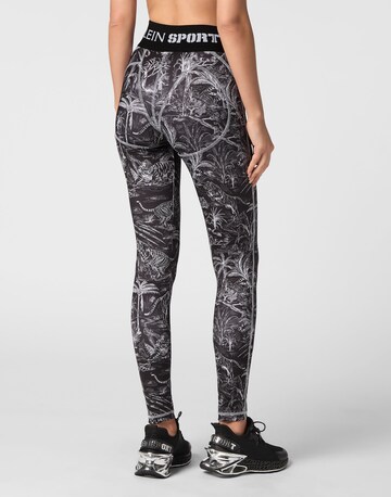 Plein Sport - Skinny Leggings en negro