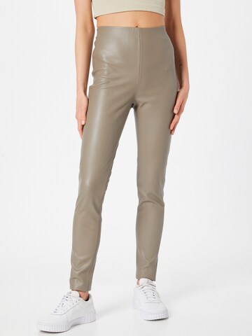 SOAKED IN LUXURY Skinny Leggings 'Kaylee' in Grey: front