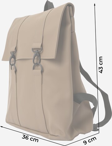 RAINS Rucksack in Braun