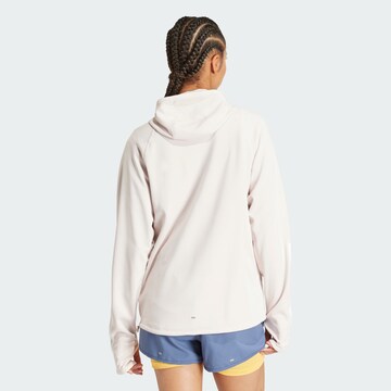 ADIDAS PERFORMANCE Sports sweatshirt 'Own The Run' in Beige