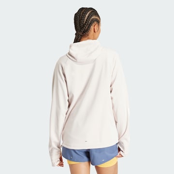 ADIDAS PERFORMANCE Athletic Sweatshirt 'Own The Run' in Beige