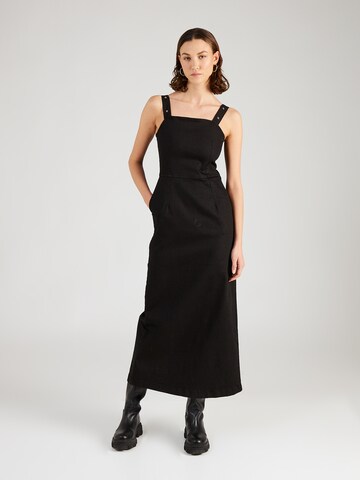 Blanche Dress 'Noir' in Black: front