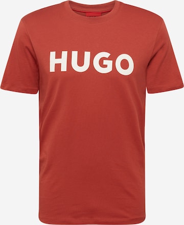 HUGO Red - Camisa 'Dulivio' em vermelho: frente