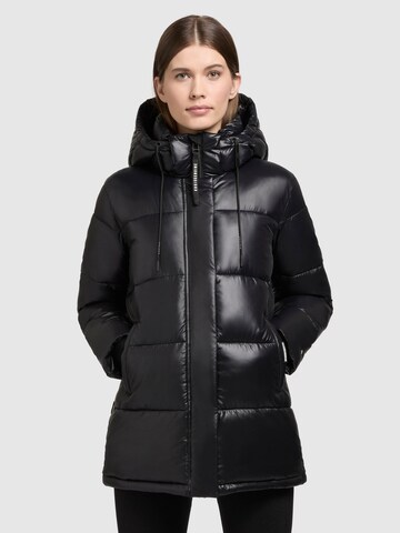 khujo Jacke 'Word3' in Schwarz: Vorderseite